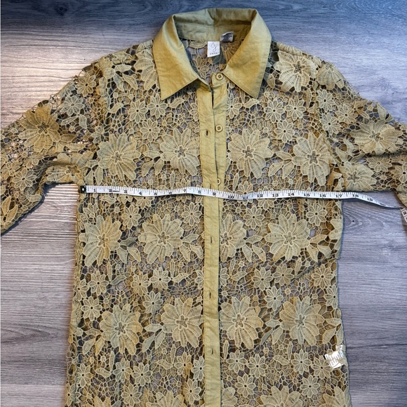 💓 joie flower button up lace blouse - Picture 8 of 11